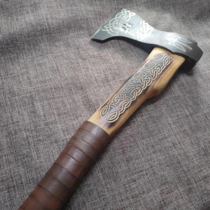 КОЗАЦЬКА ВАРТА ексклюзивна сокира ручної роботи Сергія Дитюка Сталь - У8 - інструментальна. Photo 3